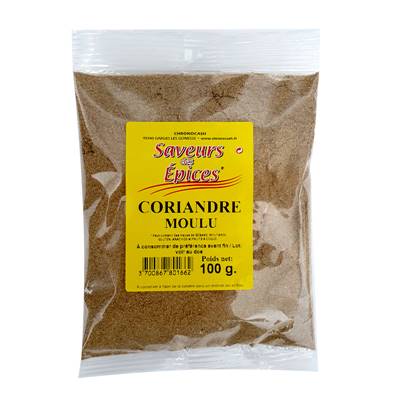 CORIANDRE MOULUE **SAVEURS DES ÉPICES** 20 x 100g