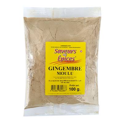 GINGEMBRE MOULU **SAVEURS DES ÉPICES** 20 x 100g