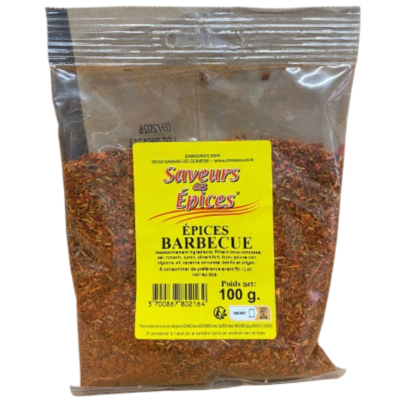 EPICES BARBECUE MOULU **SAVEURS DES ÉPICES** 20 x 100g